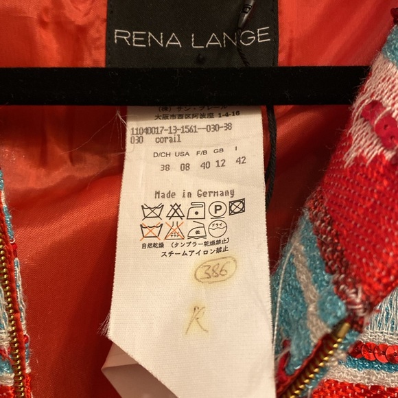 Rena Lange striped evening jacket | size 8 - Picture 7 of 7